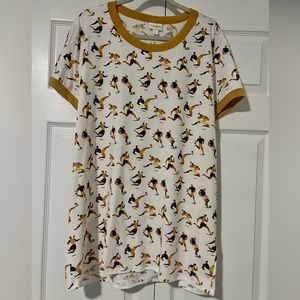 LULAROE 2XL LIV TEE; SOCCER PLAYERS; BRAND NEW
